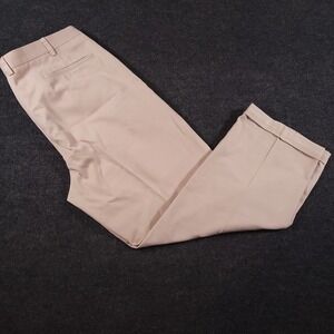Orvis Pants Men 42X30 Beige Chino Khaki Straight Trousers Pleated Preppy Classic